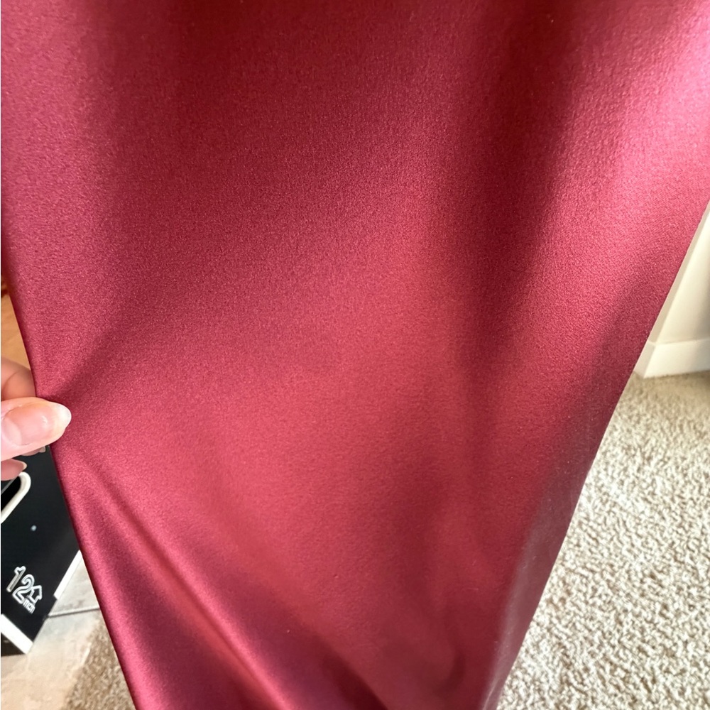 Reformation Silk Neva Dress in Romance, *light flaws* - Picture 10 of 11